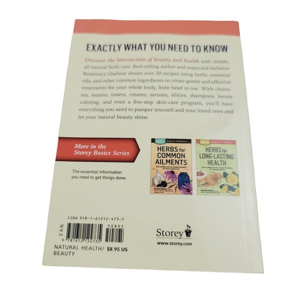 Herbs For Natural Beauty by Rosemary Gladstar | Paperback Reference Book - Picture 2 of 4